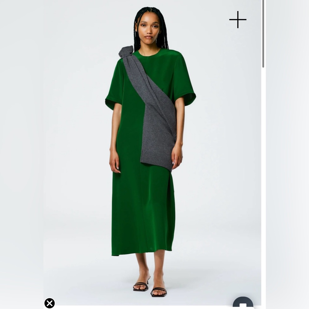 Tibi 4 Ply Silk T-Shirt Dress Size 00